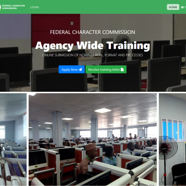 Federal Character Commission Training Portal project